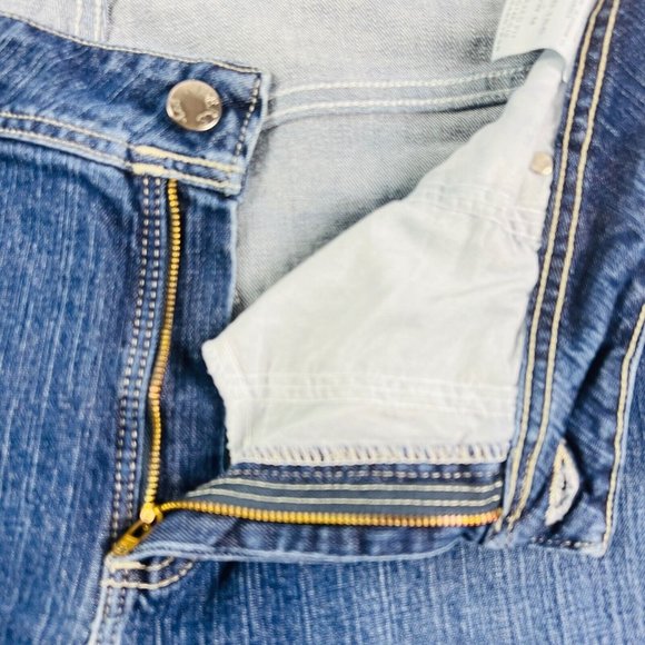 Riders by Lee Relaxed Tapered Womens Jeans Plus Size 18W M Stretch Dark Wash - Picture 3 of 10